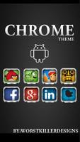 CHROME APEX NOVA GO ADW THEME Poster