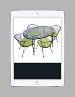 3 Schermata Design di mobili in ferro batt