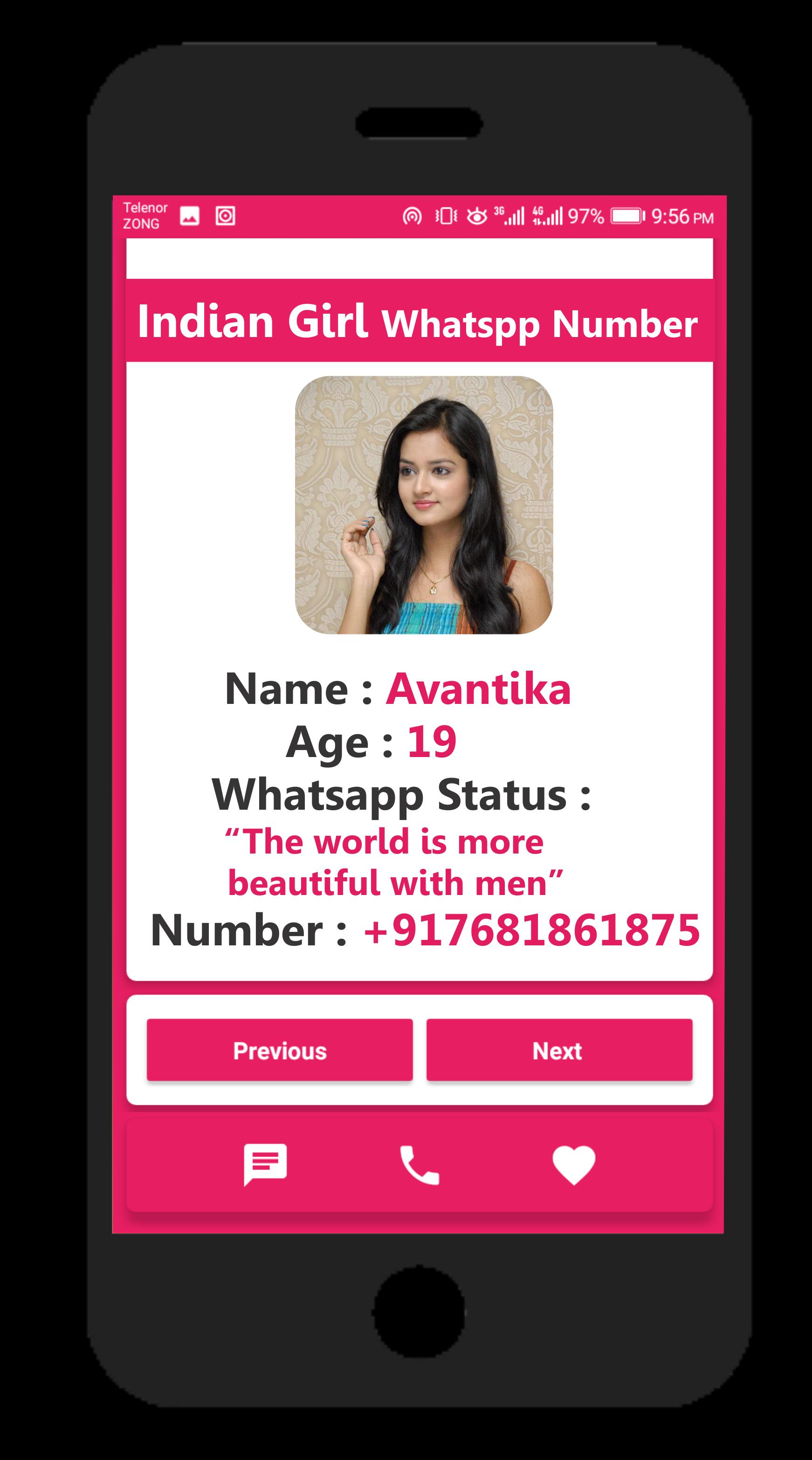 Numbers apk girl real Girls Whatsapp