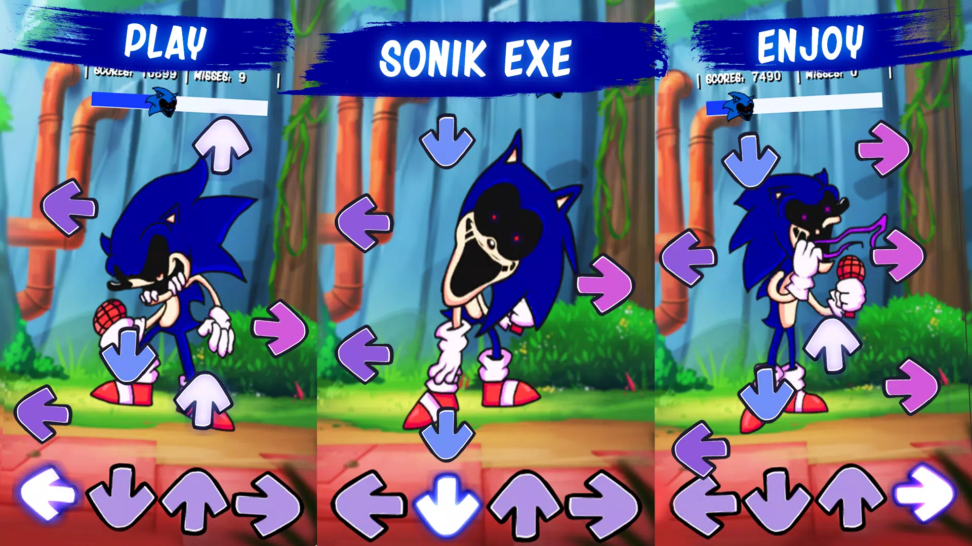 FRIDAY NIGHT FUNKIN VS SONIC EXE #fnfmods #FNF #fridaynightfunkin #ani