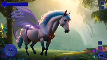 Magic Flying Unicorn Pony Game imagem de tela 3