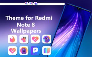 Theme for Xiaomi Redmi Note 8 Plakat