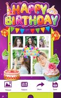 Happy Birthday Cake Editor poster