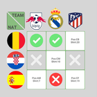 Football grid quiz Zeichen