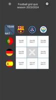 Football grid quiz syot layar 1