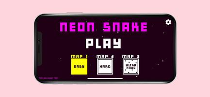 Neon Snake Affiche