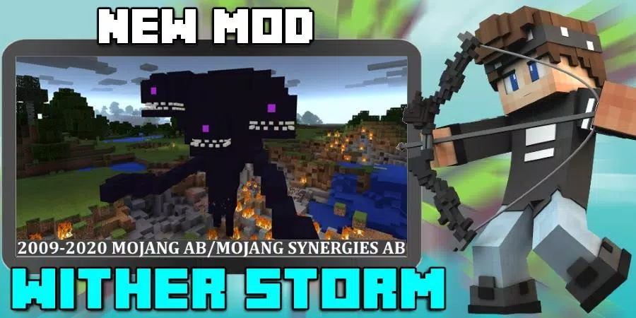 Wither Storm mod for MCPE 1.0 Free Download