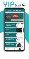 YIP smart tag app guide الملصق