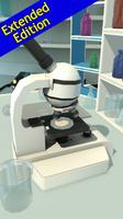 microscope cellule virtuelle Affiche