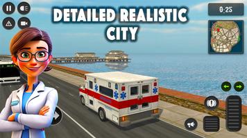 Ambulance Driver Simulator Pro screenshot 2