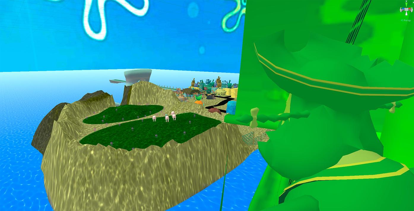 Bikini Bottom Map - Original Bob Adventure Game screenshot 3.