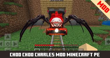 ChooChoo charles for minecraft постер