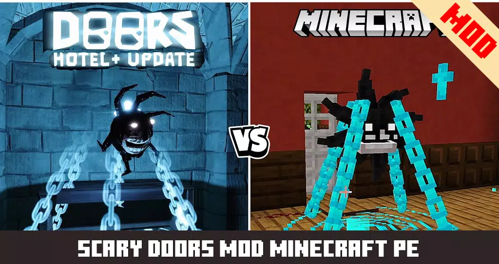 Roblox DOORS Hotel+ Bedrock Minecraft Map