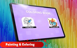 Wings Coloring Book Affiche