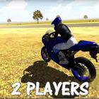 Two Player Motorcycle Racing icono