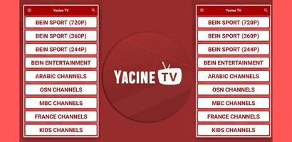 برنامه‌نما Yacine Tv Sport Live Streaming HD Guide عکس از صفحه
