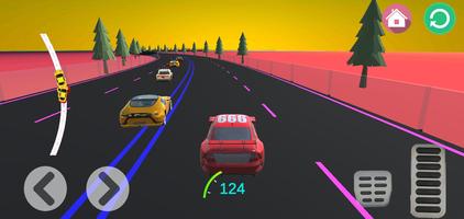Highway Car Racing 3d скриншот 3