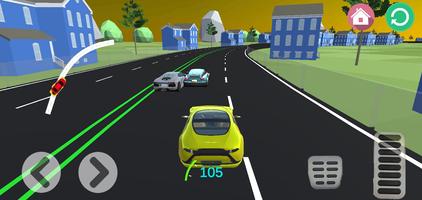 Highway Car Racing 3d imagem de tela 2