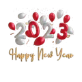 Happy New Year Stickers 2023