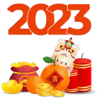 Chinese new year 2023 stickers icône