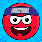 Red Ninja Hero 4 : Ball Bounce Adventure icône