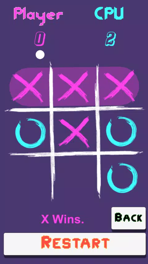 Tic Tac Toe Glow by TMSOFT Game for Android - Download