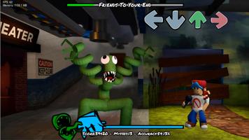 Rainbow Friends Orange FNF Mod imagem de tela 1