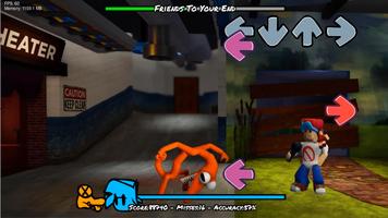 Rainbow Friends Orange FNF Mod imagem de tela 3