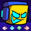 Geometry Night Dashing FNF MOD APK