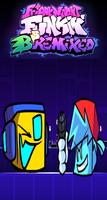 Geometry Night Dashing FNF MOD Poster