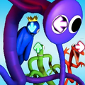 Purple RAINBOW Friends FNF Mod