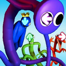 Purple RAINBOW Friends FNF Mod APK