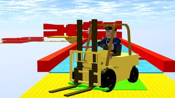 Obby Online Unreal Forklift الملصق