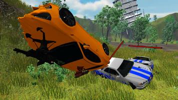 Car Crash Arena Simulator 3D Affiche