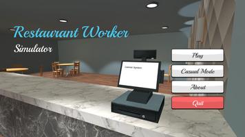 Restaurant Worker Simulator plakat