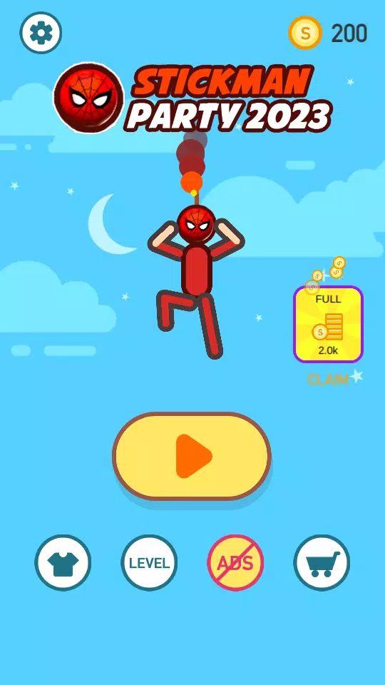 Stickman Party Games: 1 2 3 4 Player Mini Games App Trends 2023