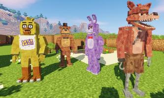 FNAF 2 Mounts Mod for Minecraft PE 截图 1