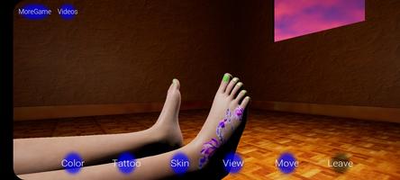 feet 3D Poster