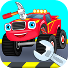 Repair monster trucks icon