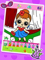 Coloring dolls اسکرین شاٹ 3