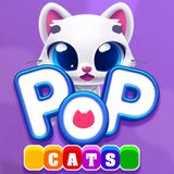 Pop Cats - 101 Level Puzzle icono