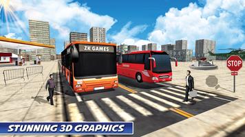 Luxury Bus Coach Driving Game capture d'écran 3