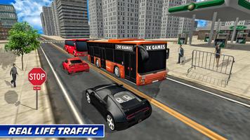 Luxury Bus Coach Driving Game capture d'écran 2