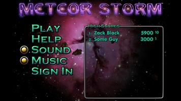 Meteor Storm screenshot 1