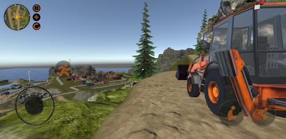 Backhoe Loader JCB Simulator الملصق