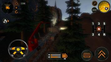 Truck Driver Forest Simulator الملصق