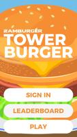 Zamburger Tower Burger plakat