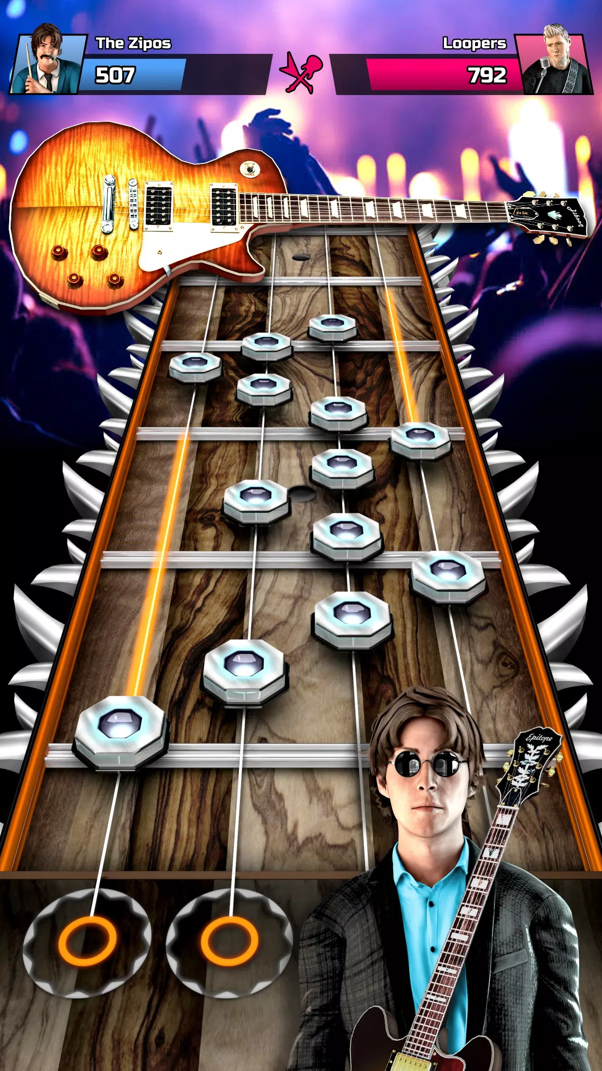 Download do APK de Guitar Hero Mobile: Jogo Ritmo para Android