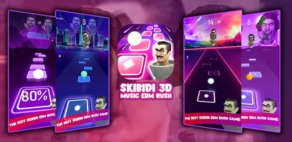 Skibidi Toilet Music Tiles Hop постер