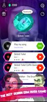 Skibidi Toilet Music Tiles Hop syot layar 1